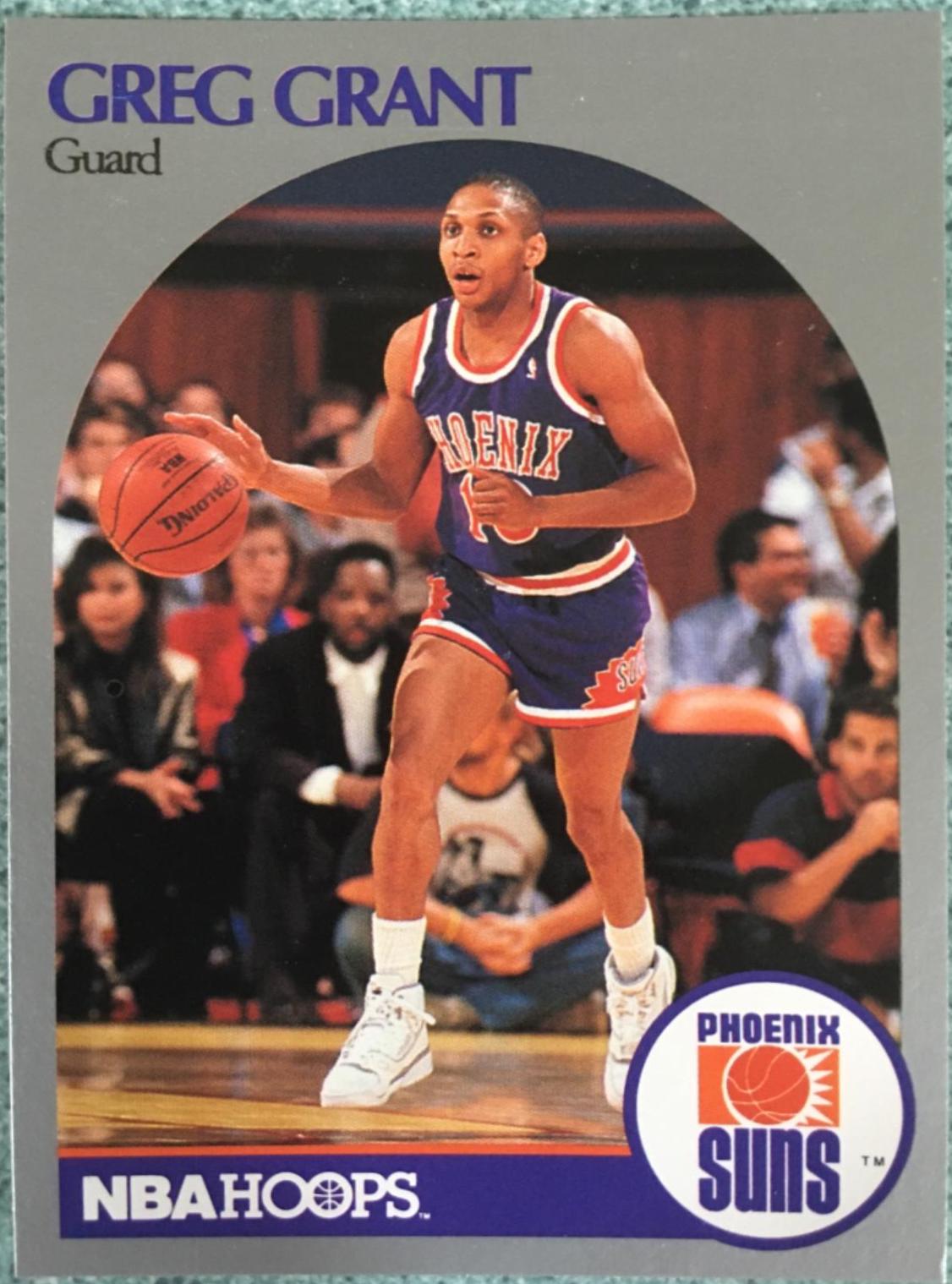 Greg Grant #235 Basketball Cards 1990 Hoops