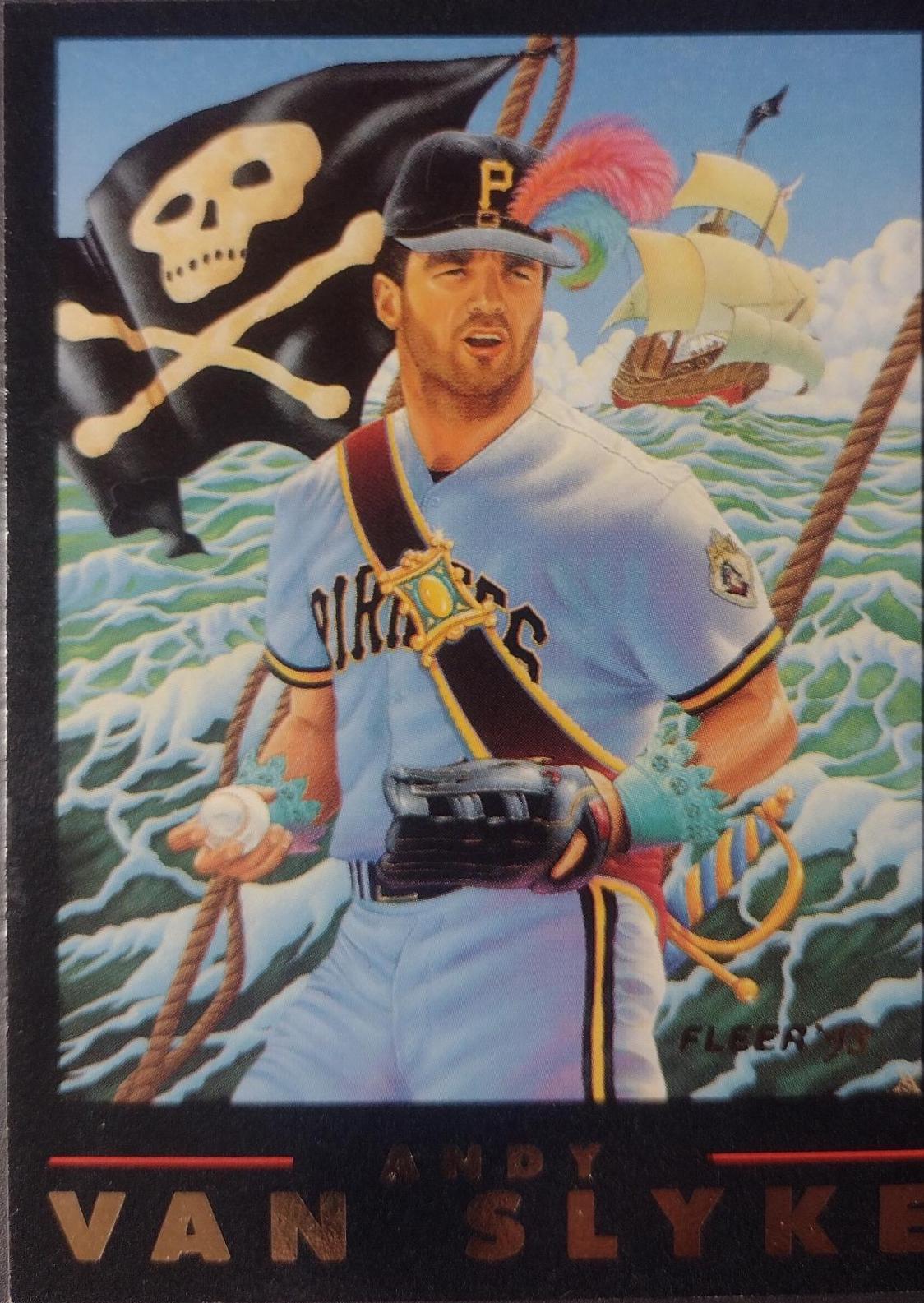 Andy Van Slyke #1 Baseball Cards 1993 Fleer Pro Visions