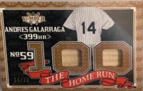 Andres Galarraga #THR-6 Baseball Cards 2024 Leaf Lumber The Home Run 100