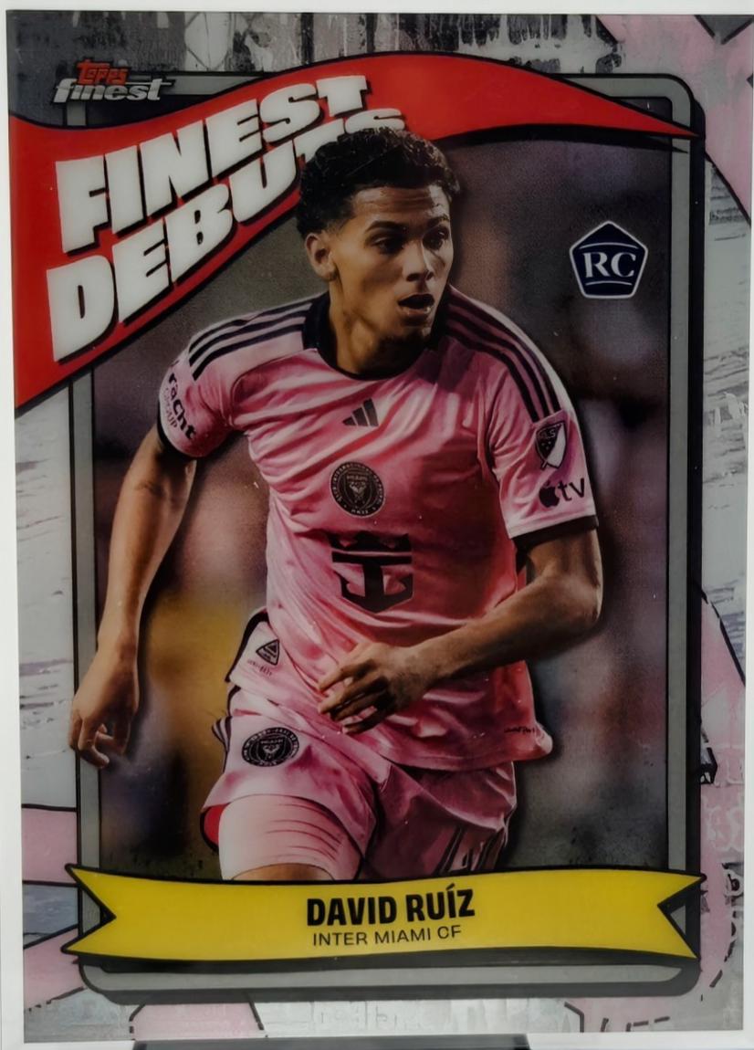 David Ruiz #FD-13 Soccer Cards 2024 Topps Finest MLS Debut