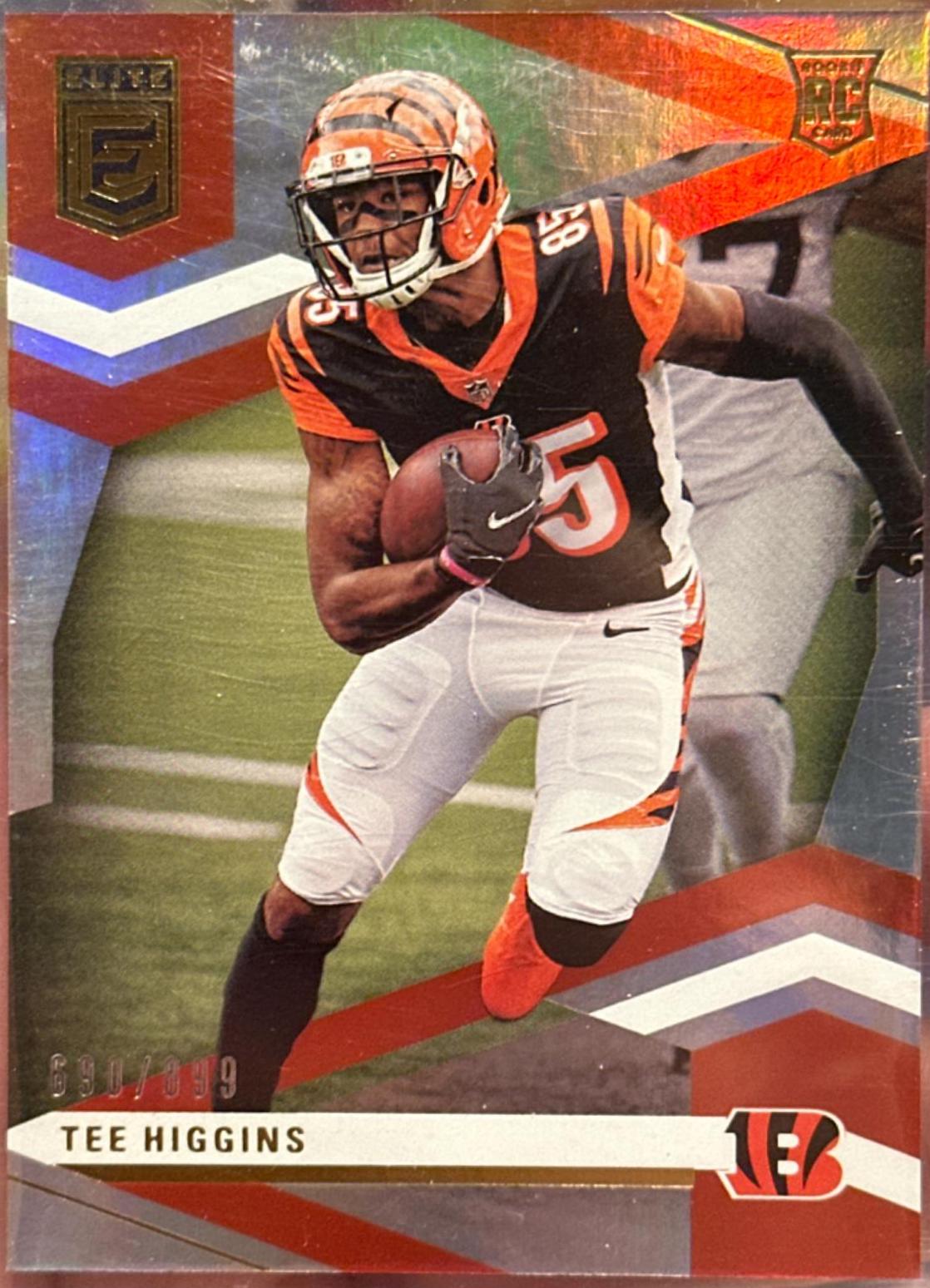 Tee Higgins #214 Football Cards 2020 Panini Chronicles Elite Update
