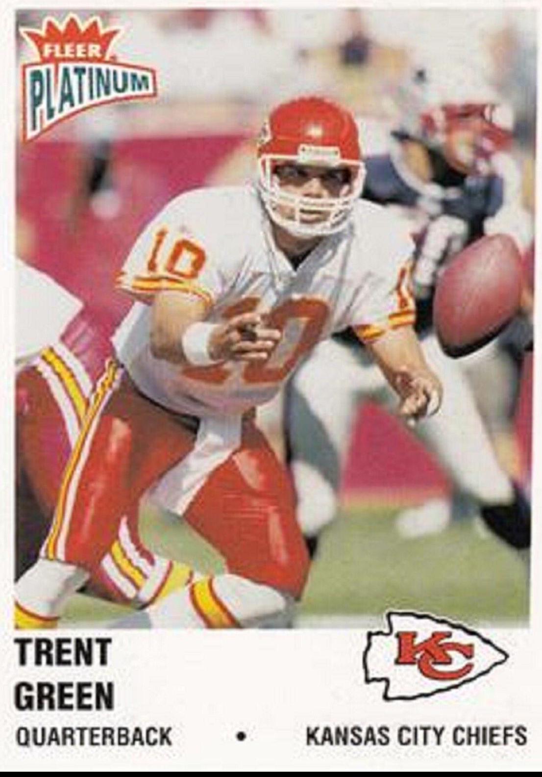 Trent Green #5 Football Cards 2003 Fleer Platinum