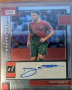 Diogo Dalot #SS-DDT Soccer Cards 2022 Panini Donruss Signature Series