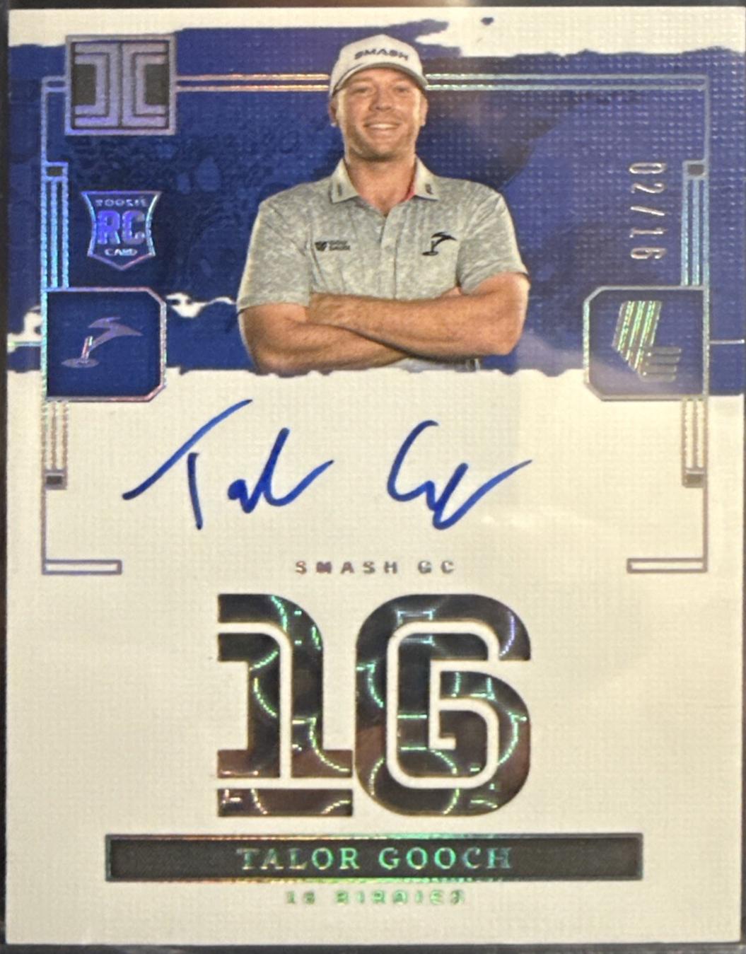 Talor Gooch #15 2025 Panini Impeccable LIV Signature Golf