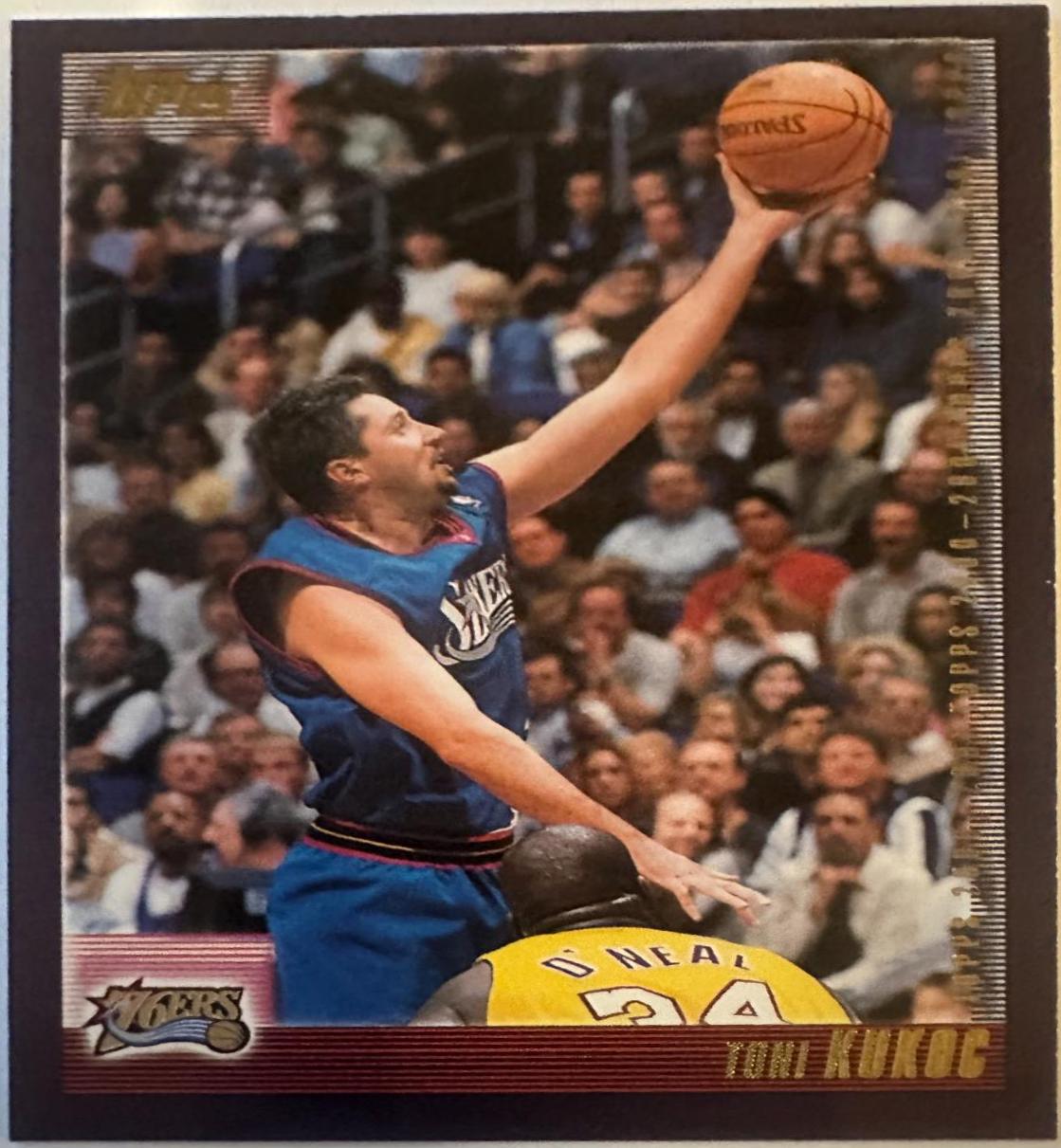 Toni Kukoc #5 Basketball Cards 2000 Topps