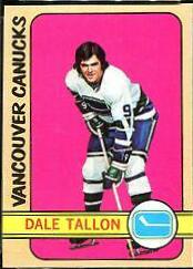 Dale Tallon #15 Hockey Cards 1972 Topps