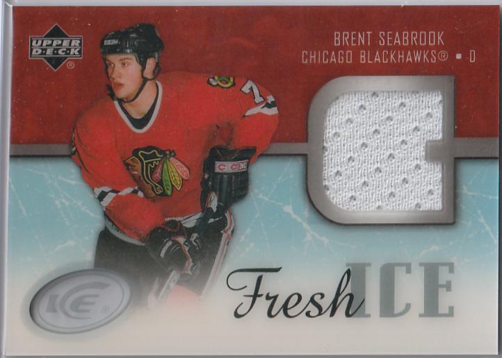 Brent Seabrook #FI-BS Hockey Cards 2005 Upper Deck Ice Fresh