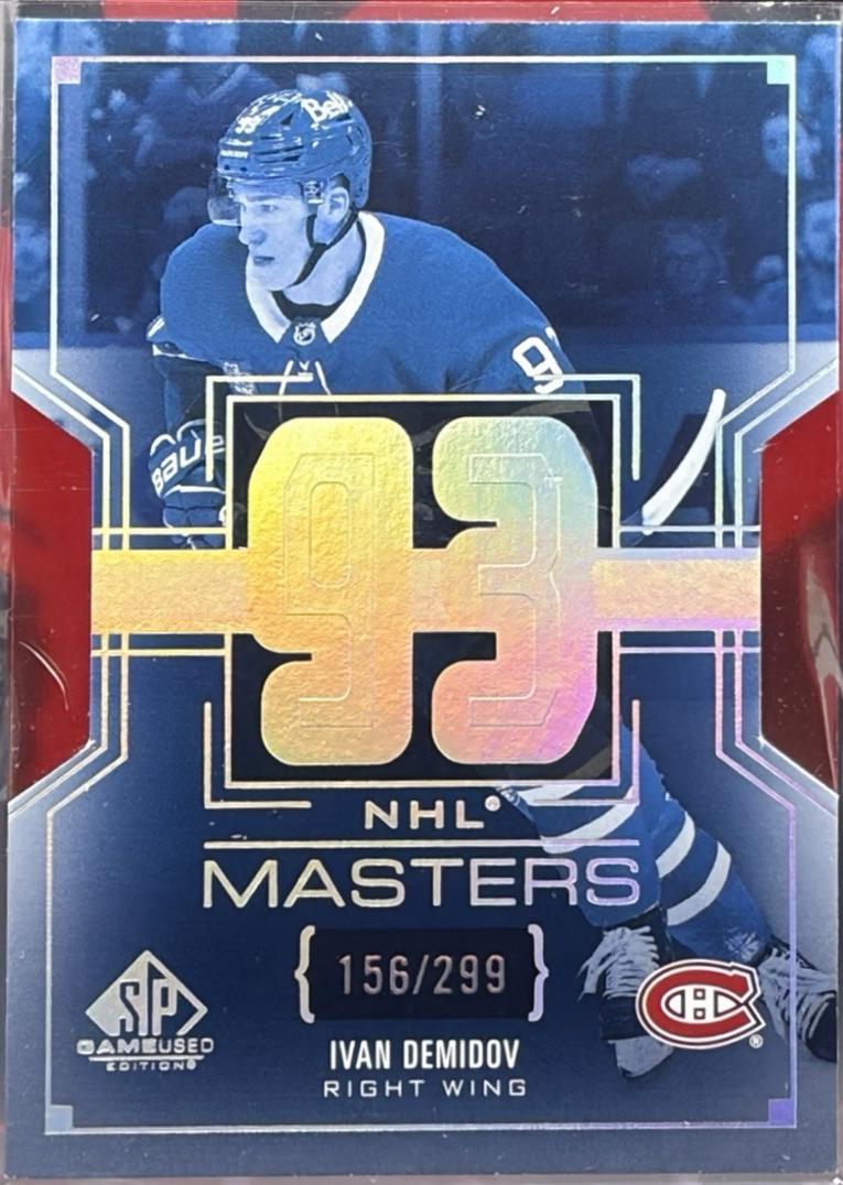 Ivan Demidov #NM-61 2025-26 SP Game Used NHL Masters
