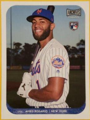 Amed Rosario #AS-AR Baseball Cards 2018 Topps Archives Snapshots