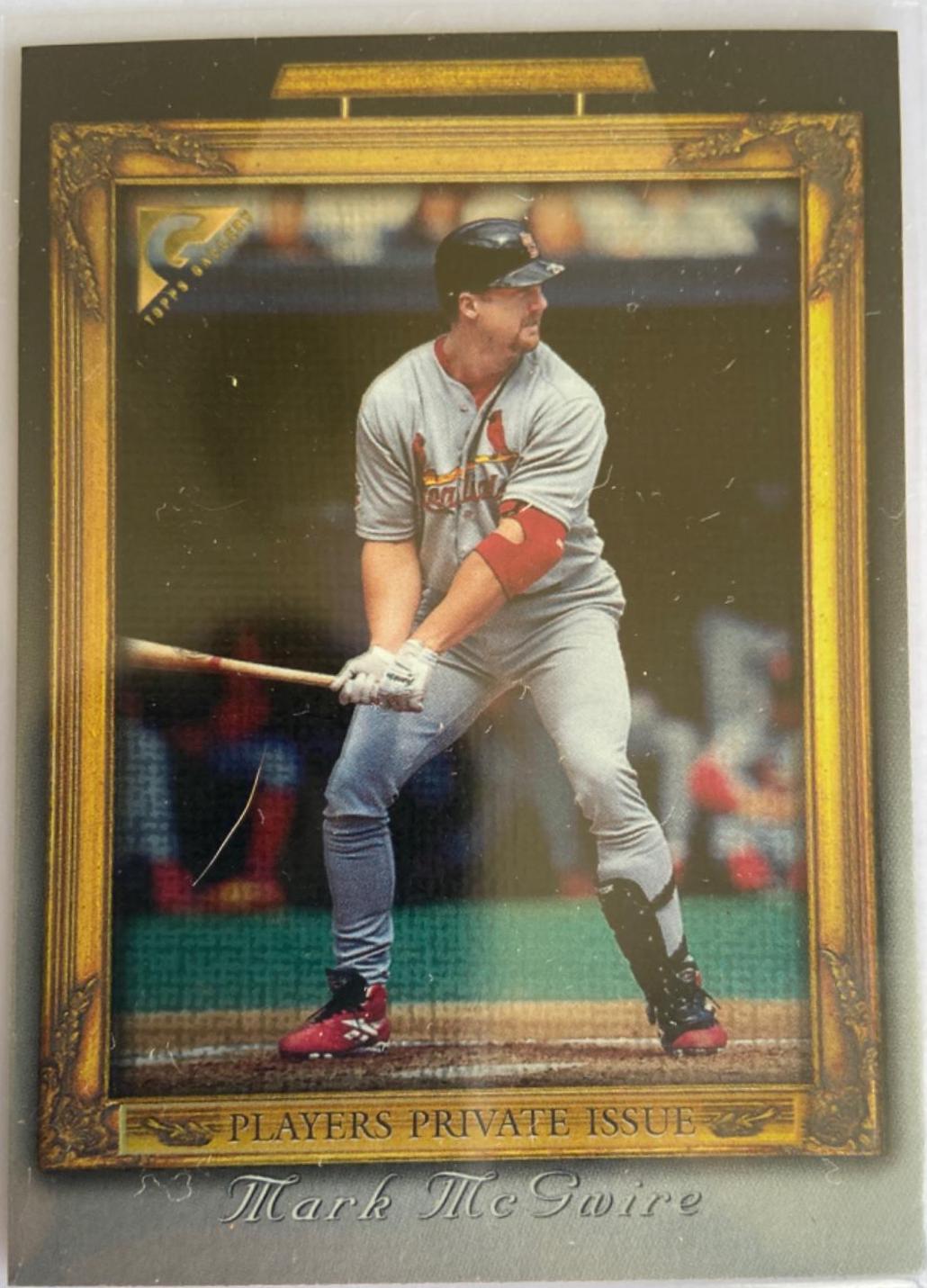 Mark McGwire #50 Baseball Cards 1996 Topps Gallery