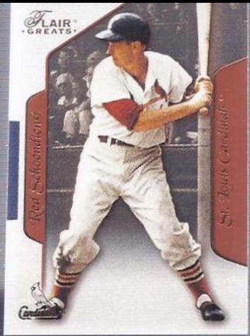 Red Schoendienst #2 Baseball Cards 2003 Flair Greats