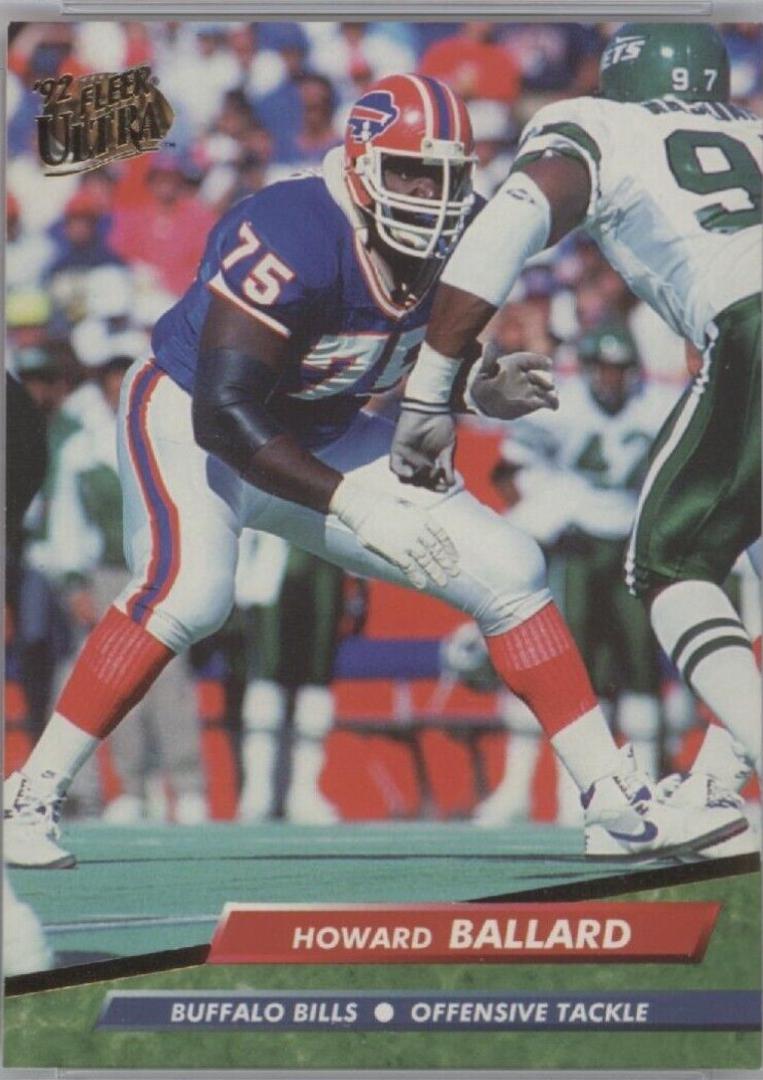 Howard Ballard #18 Football Cards 1992 Ultra