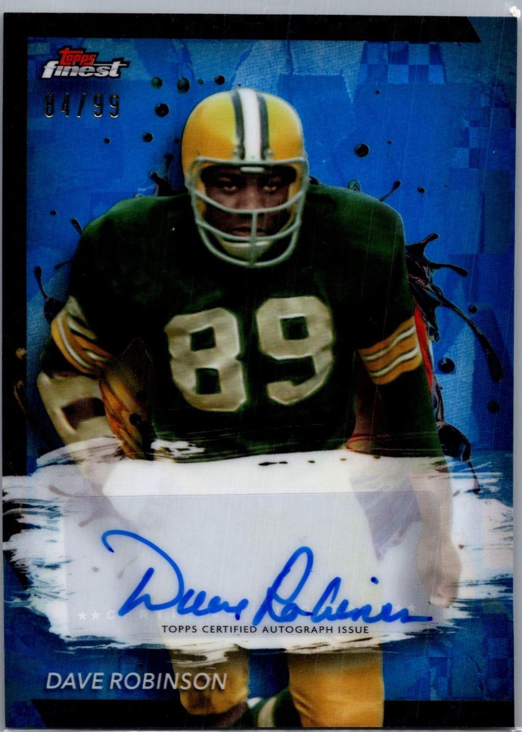 Dave Robinson [Blue Checkerboard Refractor] #FA-DR