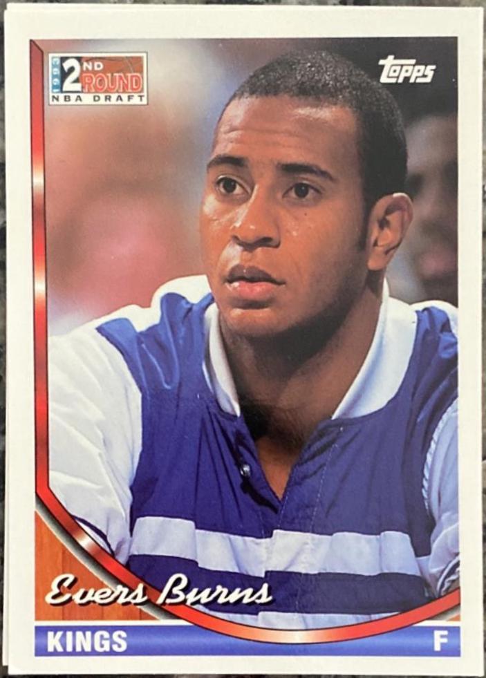 Evers Burns #366 Basketball Cards 1993 Topps