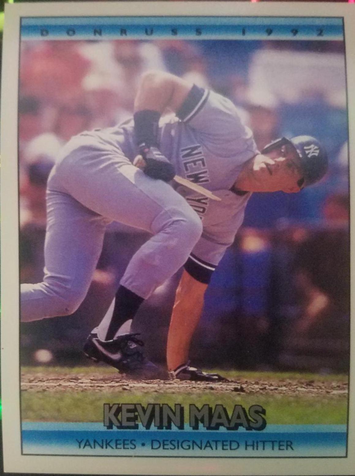 Kevin Maas #153 Baseball Cards 1992 Donruss