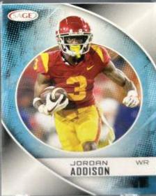 Jordan Addison #124 Football Cards 2023 Sage