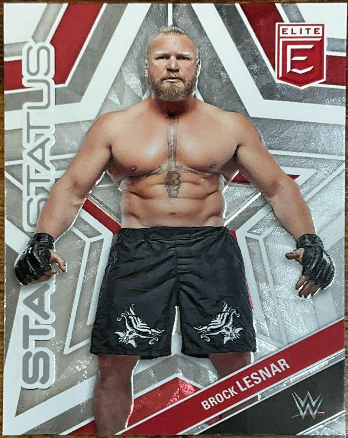 Brock Lesnar #7 Wrestling Cards 2023 Donruss Elite WWE Star Status