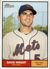 David Wright #427 Baseball Cards 2010 Topps Heritage Prices