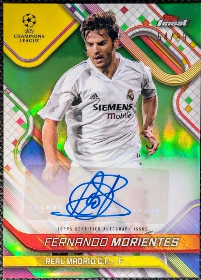 Fernando Morientes [Neon Green Refractor] #BA-FE