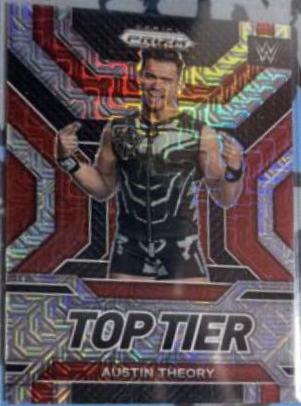 Austin Theory #4 Wrestling Cards 2023 Panini Prizm WWE Top Tier