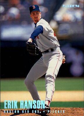 Erik Hanson #28 Baseball Cards 1996 Fleer Tiffany