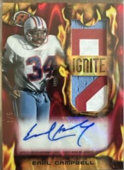 Earl Campbell [Red Power Surge Patch] #RIRPA-EC