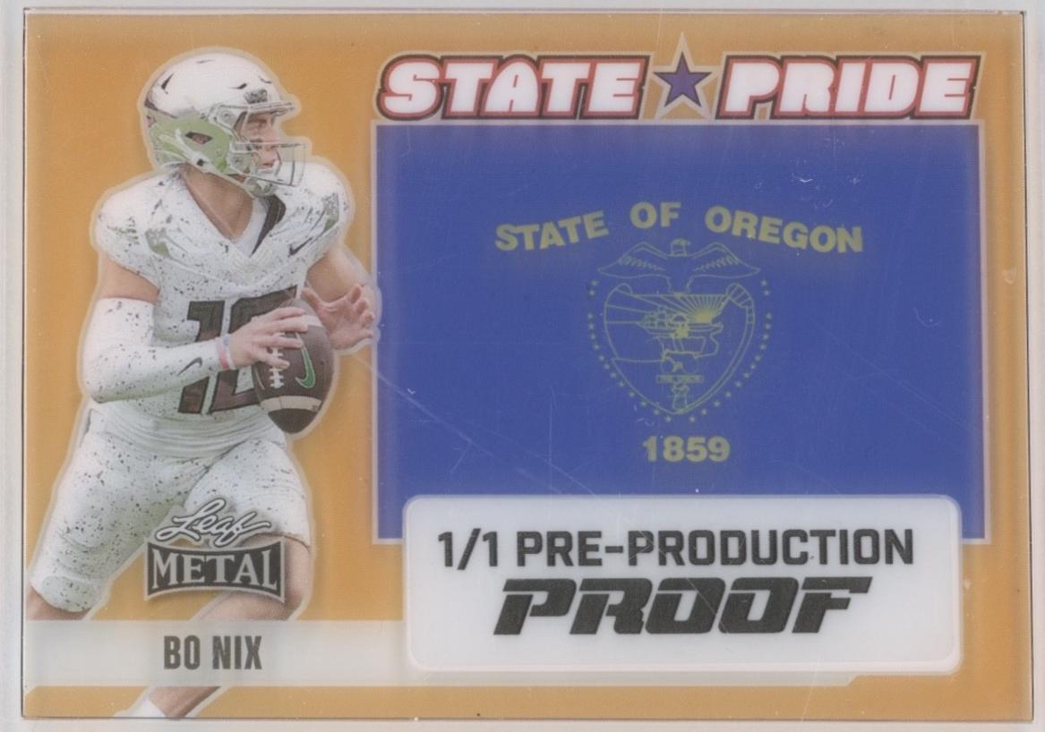 Bo Nix [Gold Prismatic] #SP-BN1