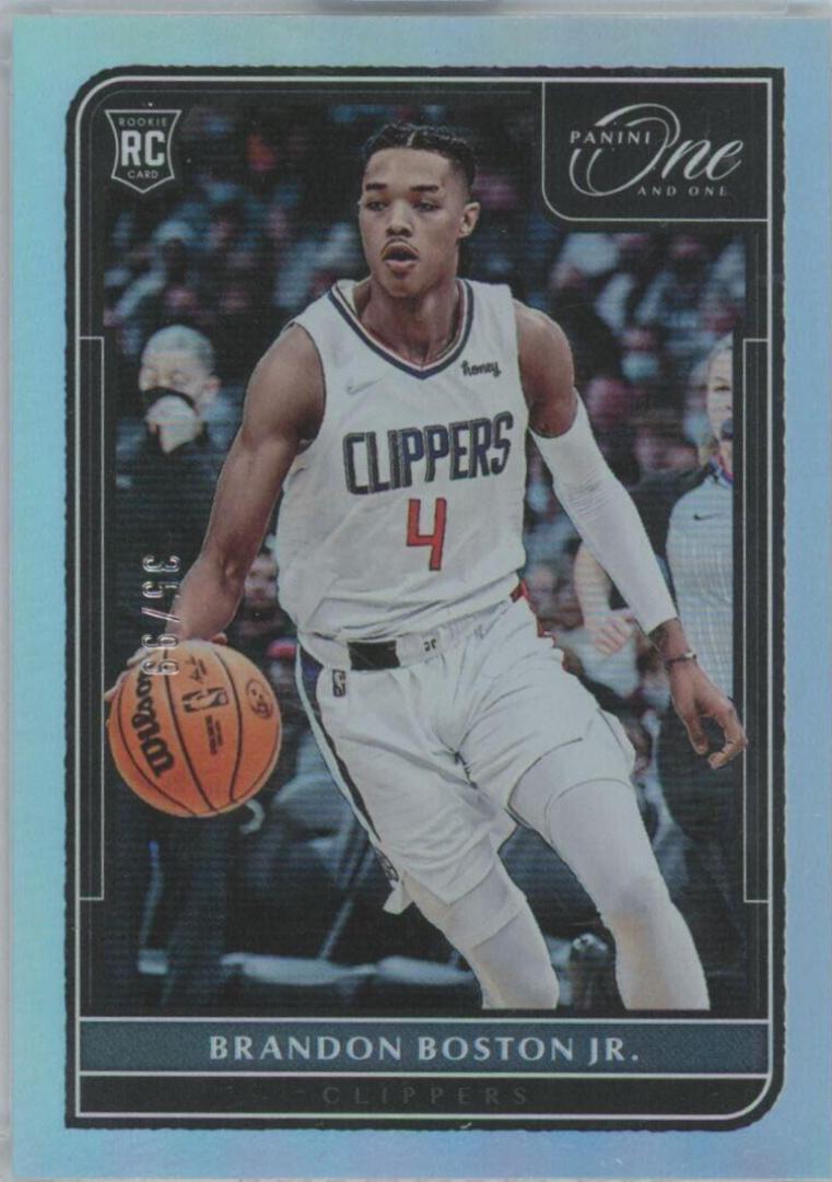 Brandon Boston Jr. #130 Basketball Cards 2021 Panini One and One