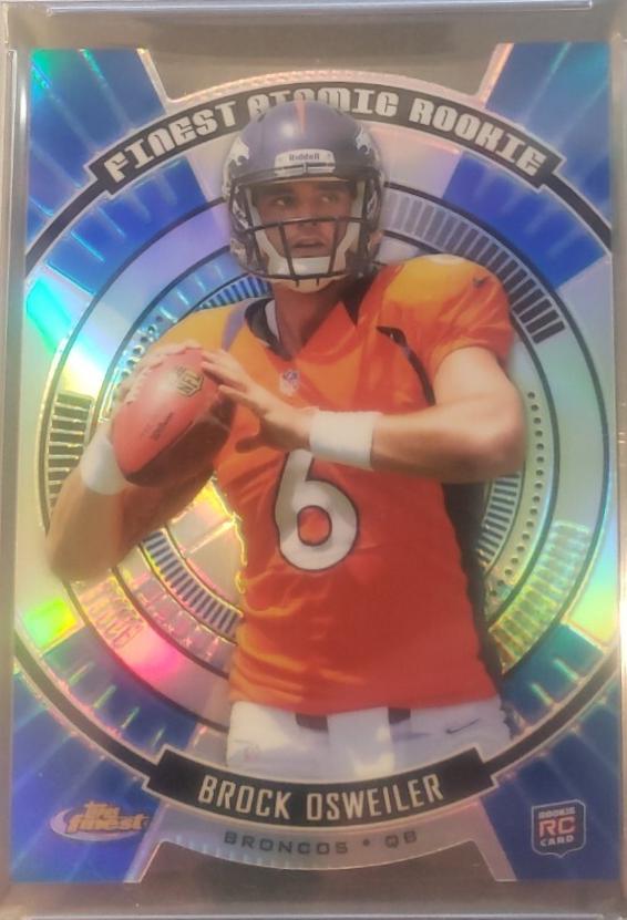 Brock Osweiler #FARBO Football Cards 2012 Topps Finest Atomic Rookie Die Cut