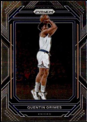 Quentin Grimes #15 Basketball Cards 2022 Panini Prizm