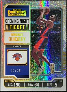 Immanuel Quickley [Opening Night Ticket