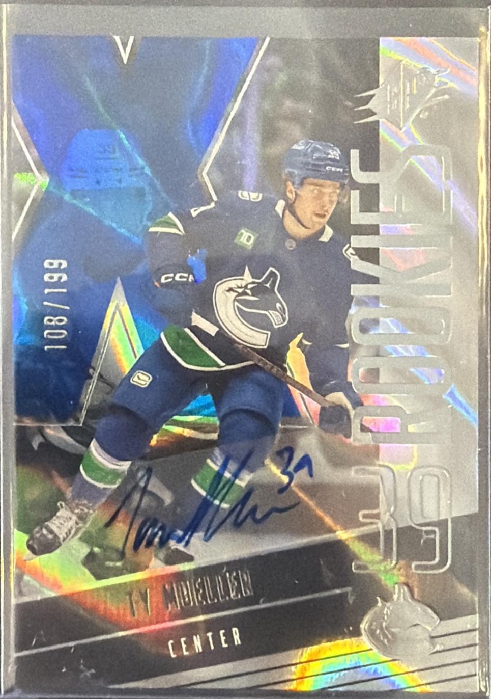 Ty Mueller #F-TM 2025 Spx Autograph Rookie Hockey