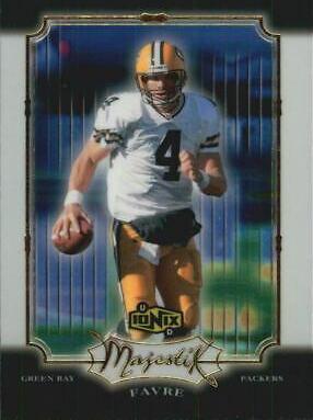 Brett Favre #M7 Football Cards 2000 Upper Deck Ionix Majestix