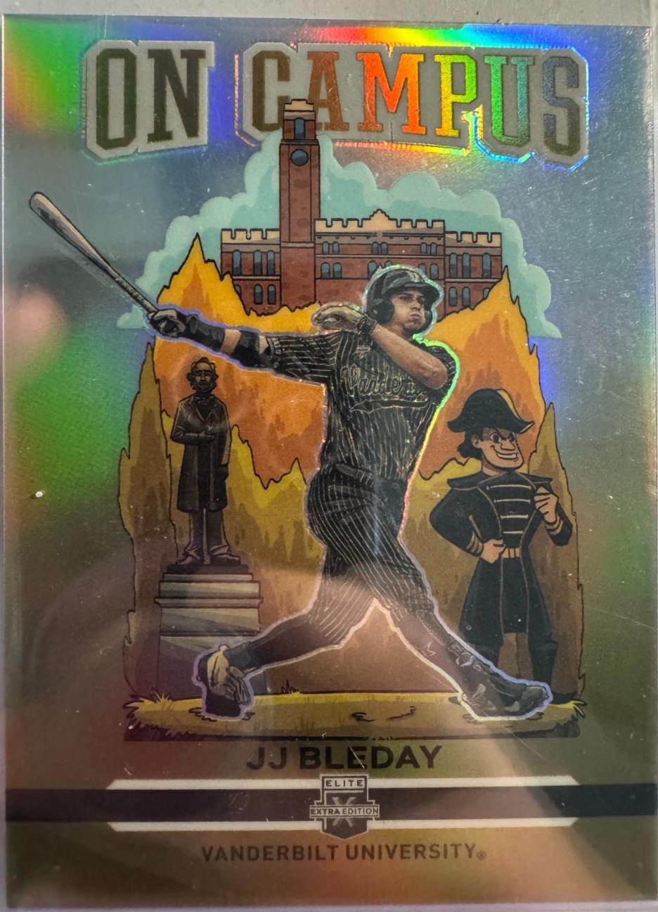 JJ Bleday #13 Baseball Cards 2022 Panini Elite Extra Edition On Campus