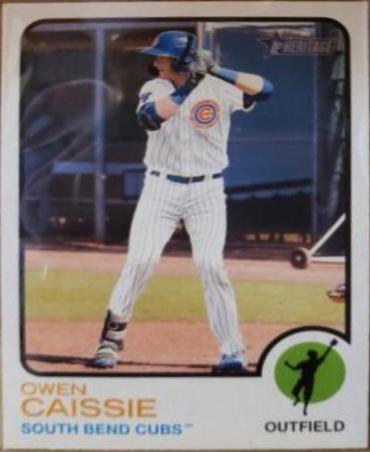Owen Caissie #134 2022 Topps Heritage Minor League Baseball