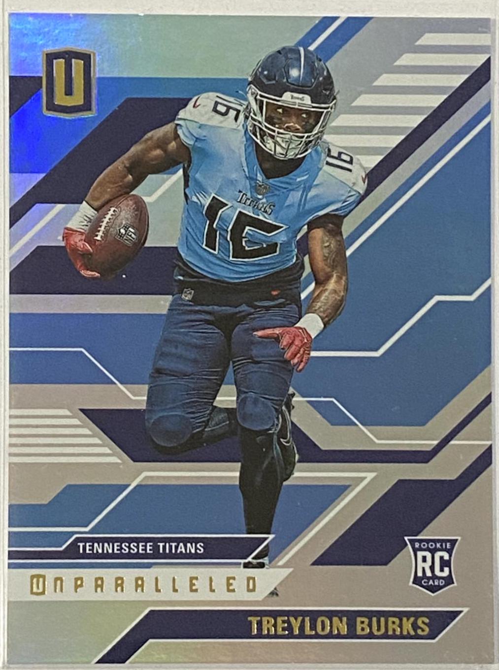 Treylon Burks #UNP-16 Football Cards 2022 Panini Chronicles Unparalleled