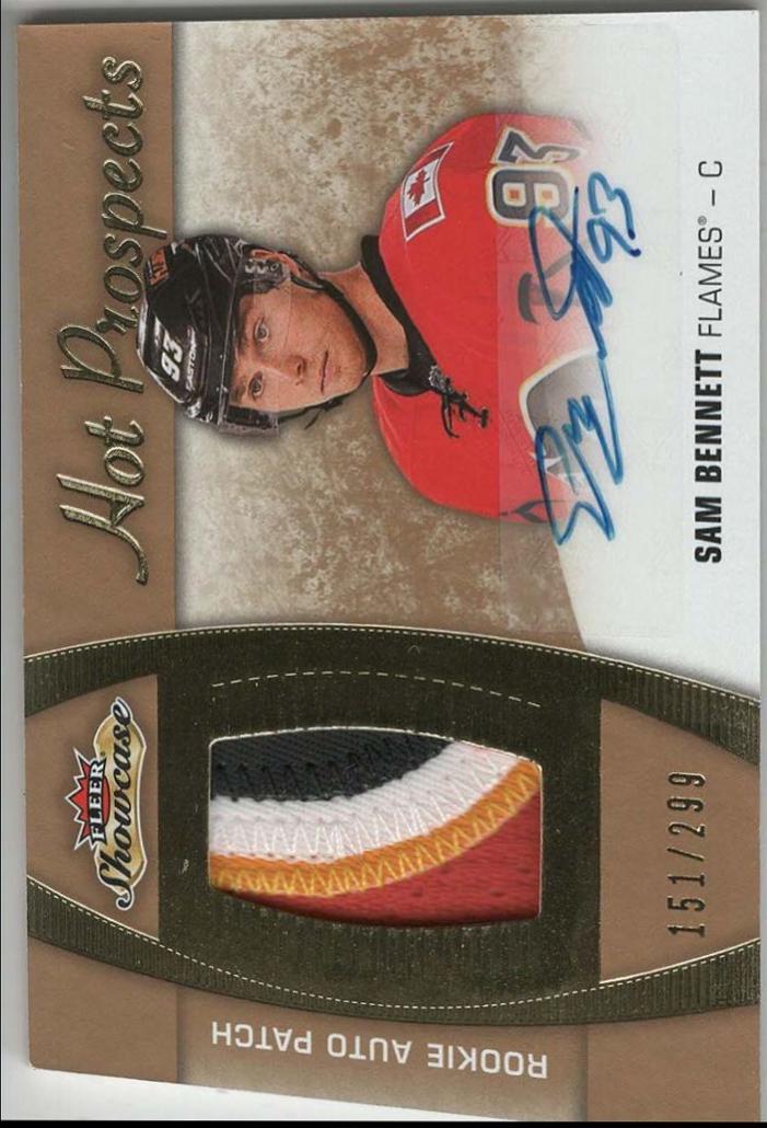 Sam Bennett #198 2015 Fleer Showcase Hockey