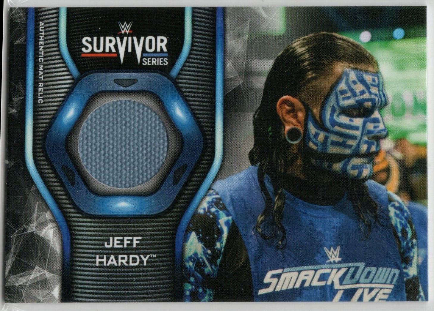 Jeff Hardy #MR-JH Wrestling Cards 2021 Topps WWE Mat Relics