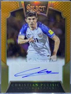 Christian Pulisic #S-CP Soccer Cards 2016 Panini Select Signatures