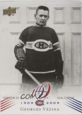 Georges Vezina #44 Hockey Cards 2008 Upper Deck Montreal Canadiens Centennial