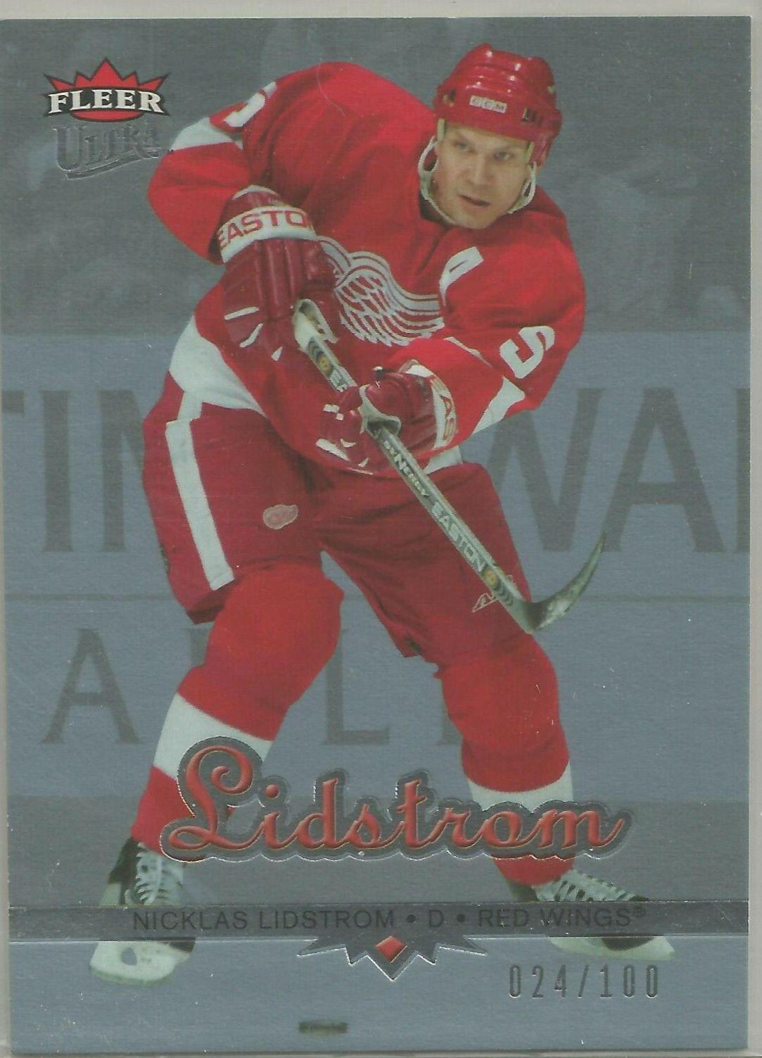 Nicklas Lidstrom #77 Hockey Cards 2005 Ultra