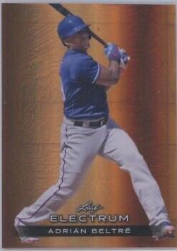 Adrian Beltre #1 Baseball Cards 2024 Leaf Electrum