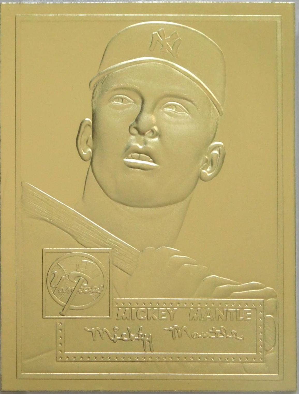 Mickey Mantle #311 Baseball Cards 1996 Topps 22K Mantle