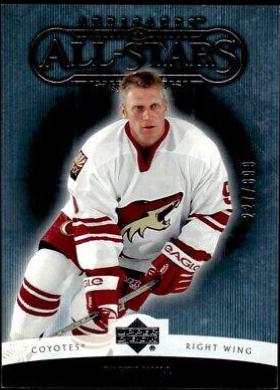 Brett Hull #187 Hockey Cards 2005 Upper Deck Artifacts