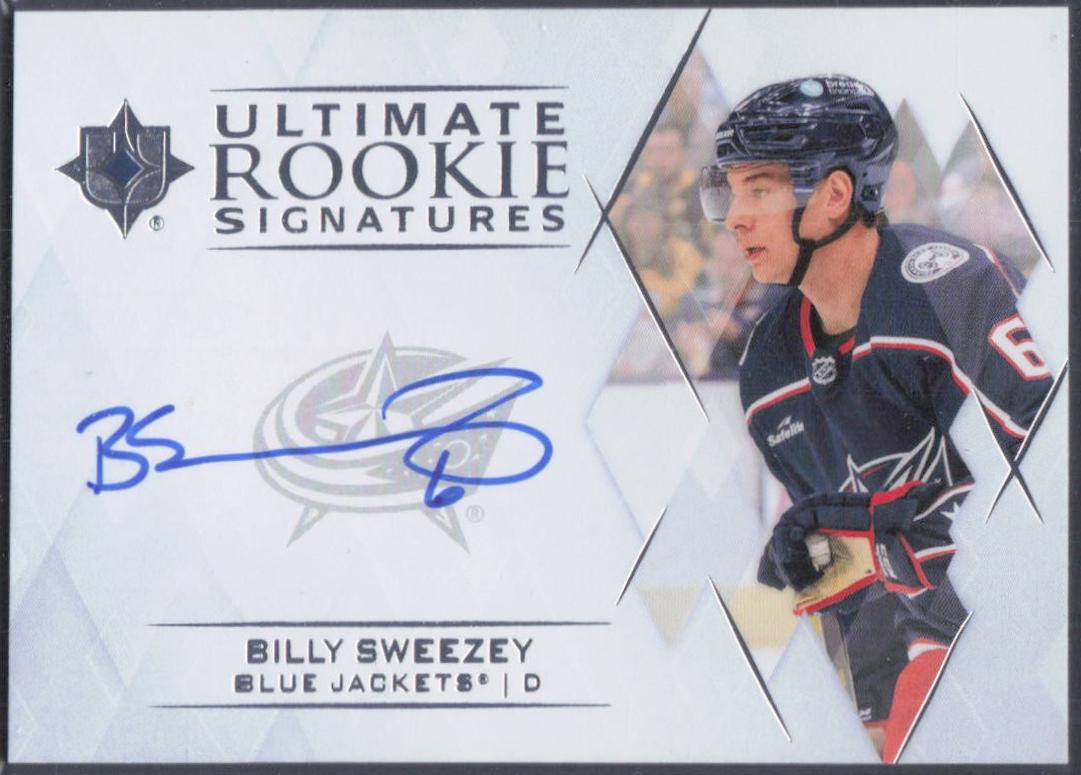 Billy Sweezey #URS-BS Hockey Cards 2023 Upper Deck Ultimate Collection Rookie Signature