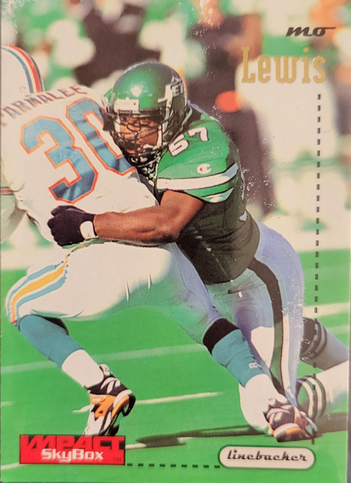 Mo Lewis #100 Football Cards 1996 Skybox Impact