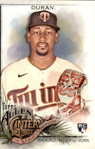 Jhoan Duran #224 Baseball Cards 2022 Topps Allen & Ginter
