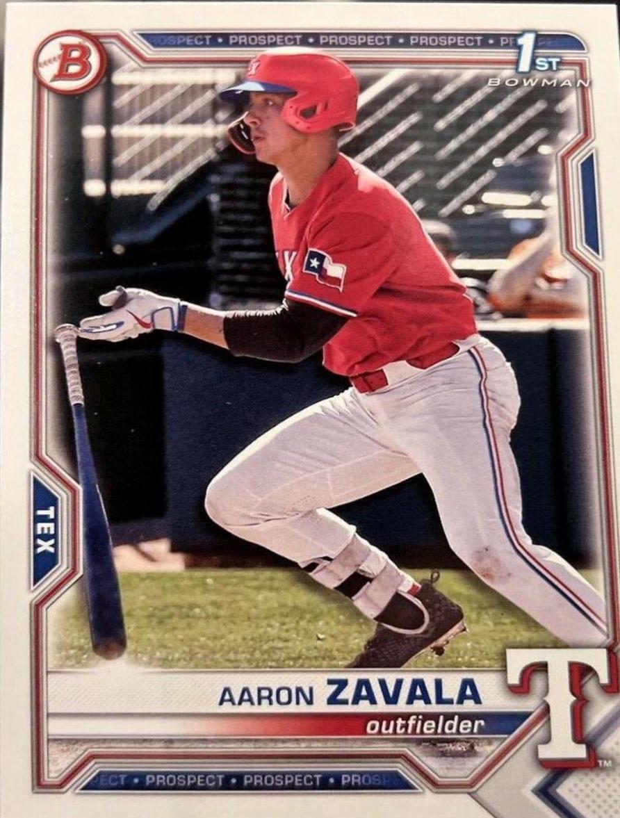 Aaron Zavala #BD-101 Baseball Cards 2021 Bowman Draft