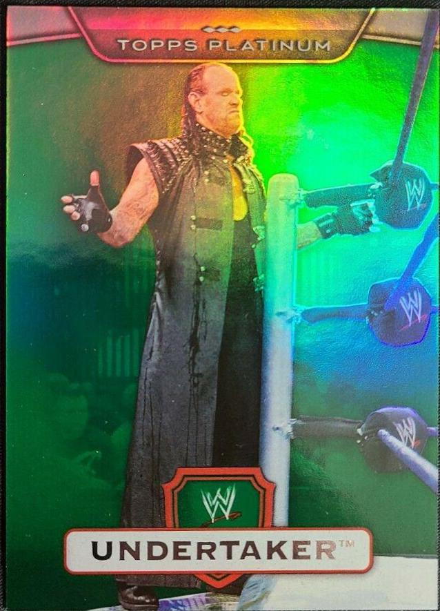 Undertaker #73 Wrestling Cards 2010 Topps Platinum WWE