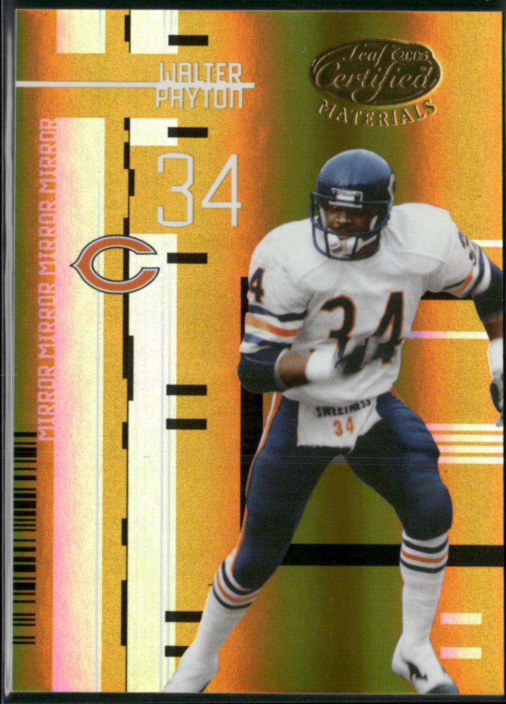 Walter Payton [Mirror Gold] #124